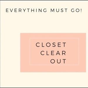 🎉PRICES HAVE BEEN DROPPED! LETS CELEBRATE CLOSET CLEAROUT!